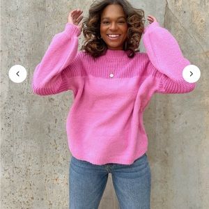 Miracle pink pullover sweater s/m